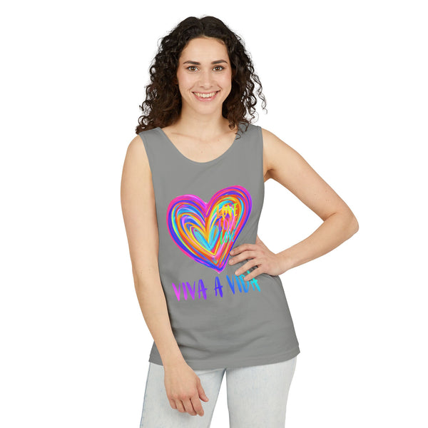 VIVA A VIDA .: Garment-Dyed Tank Top