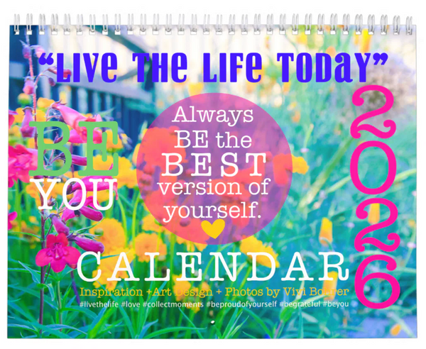 Live the Life Today .: Exclusive Wall CALENDAR with Positive Affirmations (2025)