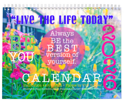 Live the Life Today .: Exclusive Wall CALENDAR with Positive Affirmations (2025)