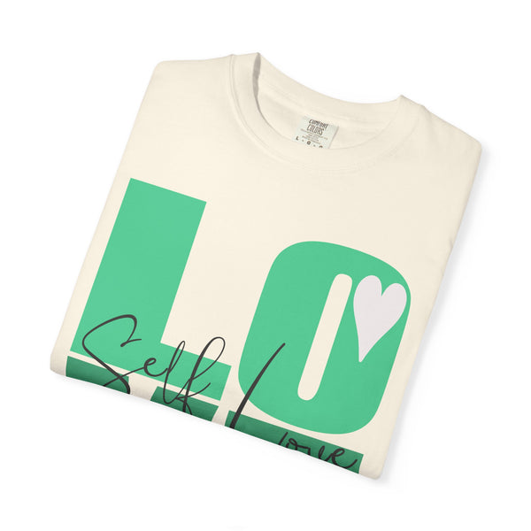 ♡ Self-LOVE .: Garment Dyed 100% Cotton T-Shirts (Relaxed fit)