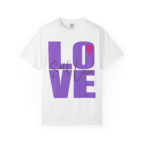 ♡ Self-LOVE .: Garment Dyed 100% Cotton T-Shirts (Relaxed fit)