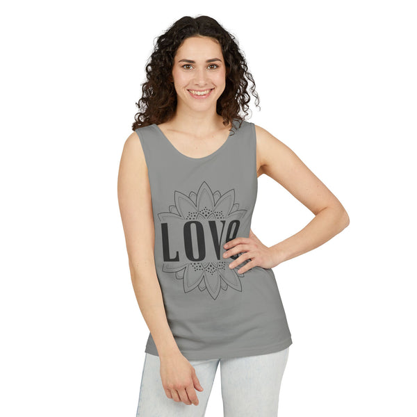 LOVE .: Garment-Dyed Tank Top