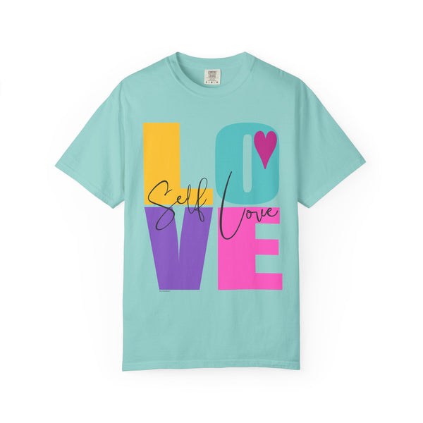 ♡ Self-LOVE .: Garment Dyed 100% Cotton T-Shirts (Relaxed fit)