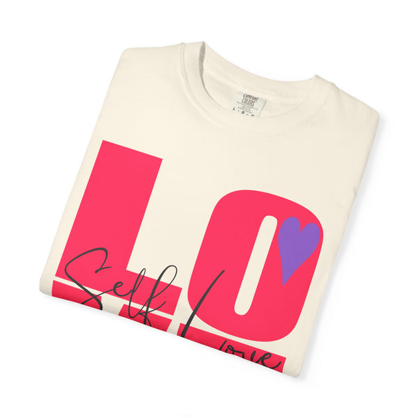 ♡ Self-LOVE .: Garment Dyed 100% Cotton T-Shirts (Relaxed fit)