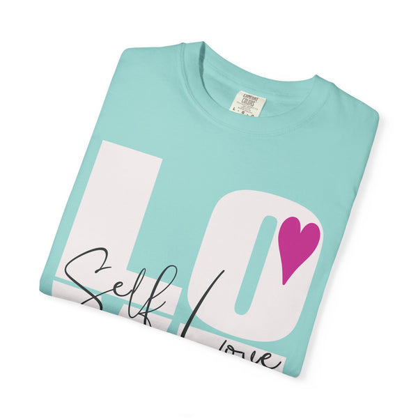 ♡ Self-LOVE .: Garment Dyed 100% Cotton T-Shirts (Relaxed fit)