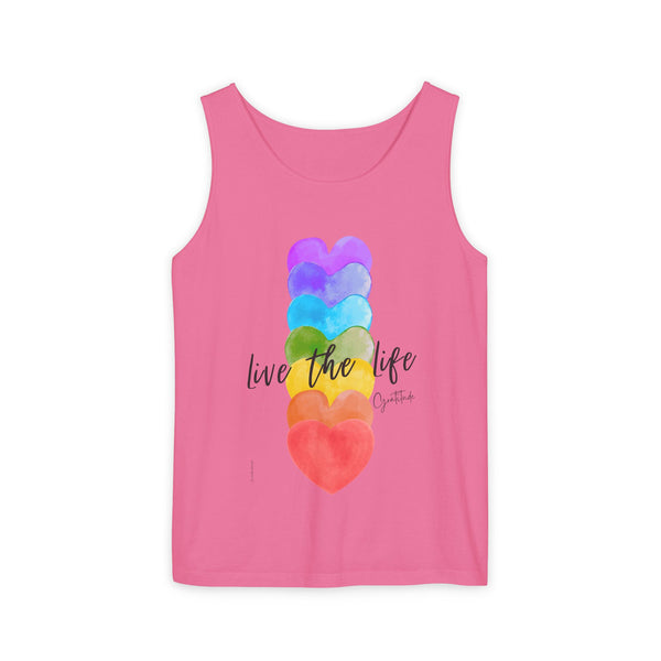 Live the Life .: Garment-Dyed Tank Top