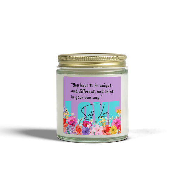 ♡ SELF LOVE .: Scented Candle (4oz) Eco Friendly