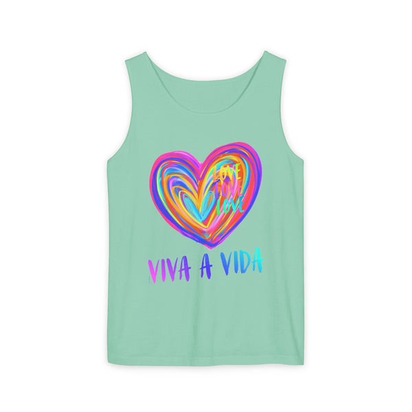 VIVA A VIDA .: Garment-Dyed Tank Top