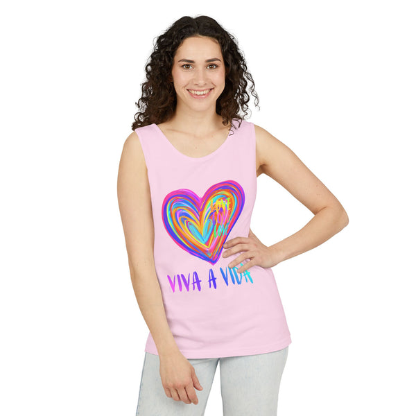 VIVA A VIDA .: Garment-Dyed Tank Top