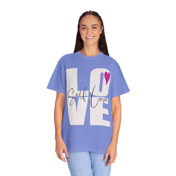 ♡ Self-LOVE .: Garment Dyed 100% Cotton T-Shirts (Relaxed fit)