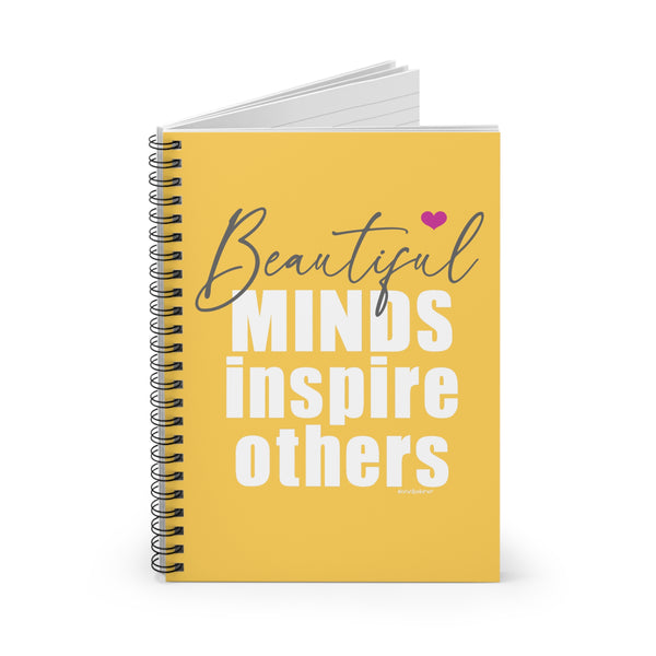 ♡ Spiral Notebook with Inspirational Design :: 118 Ruled Line