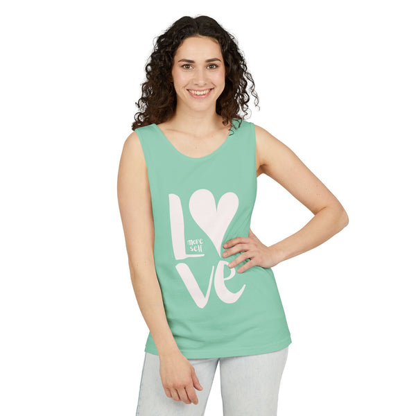More Self LOVE .: Garment-Dyed Tank Top