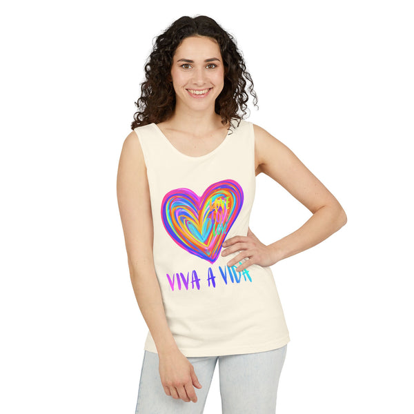 VIVA A VIDA .: Garment-Dyed Tank Top