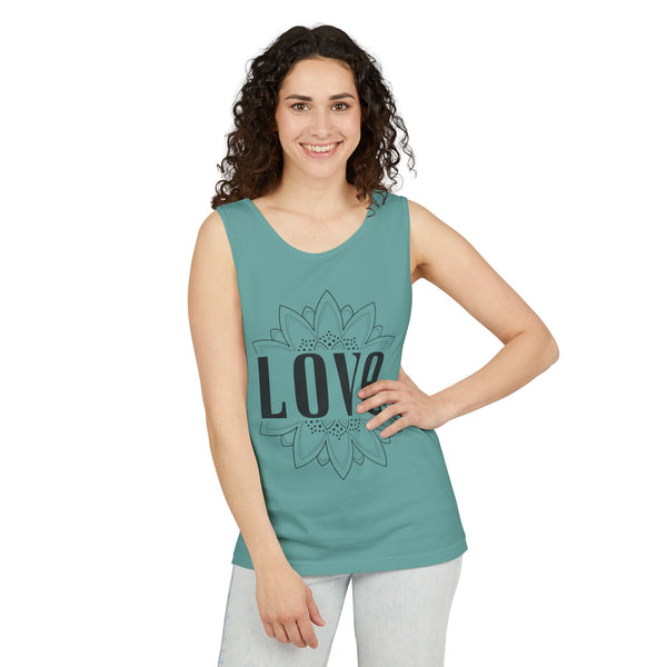 LOVE .: Garment-Dyed Tank Top