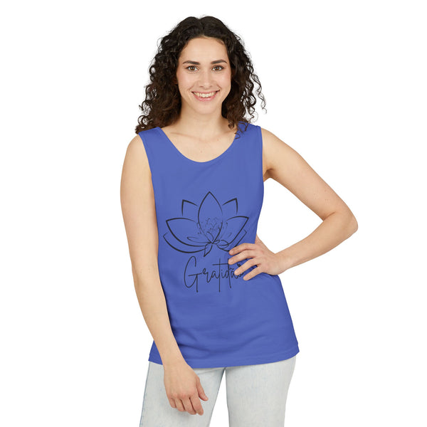 Gratidão .: Garment-Dyed Tank Top
