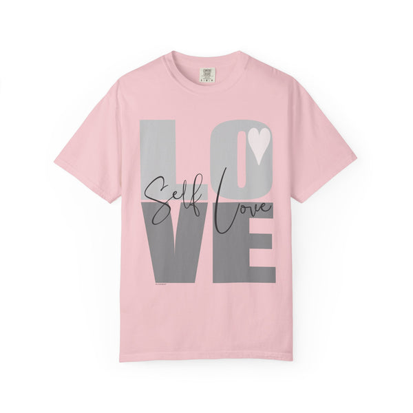 ♡ Self-LOVE .: Garment Dyed 100% Cotton T-Shirts (Relaxed fit)