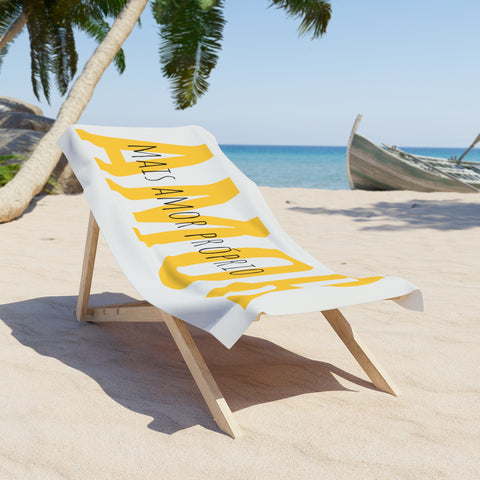 ♡ GOOD VIBES Standard Beach Towel