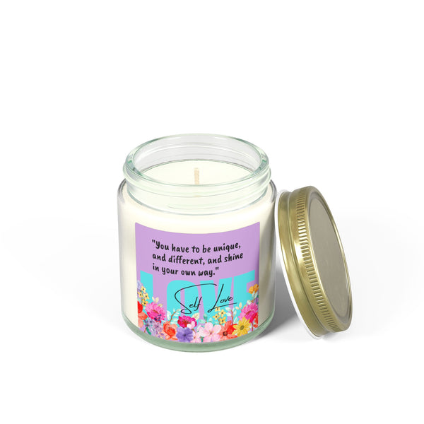 ♡ SELF LOVE .: Scented Candle (4oz) Eco Friendly