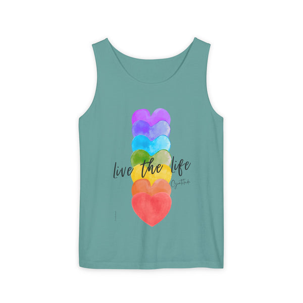 Live the Life .: Garment-Dyed Tank Top