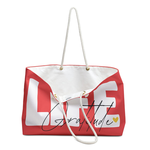 ♡ LIFE .: Gratitude :: Weekender Tote