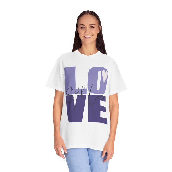♡ Self-LOVE .: Garment Dyed 100% Cotton T-Shirts (Relaxed fit)