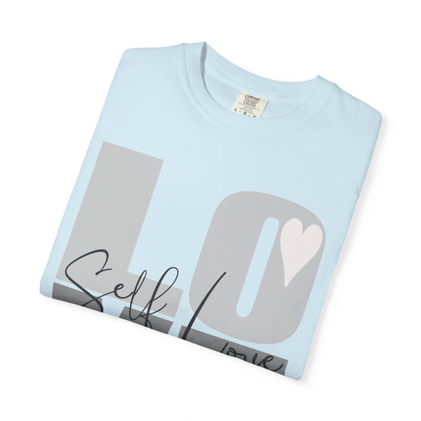 ♡ Self-LOVE .: Garment Dyed 100% Cotton T-Shirts (Relaxed fit)