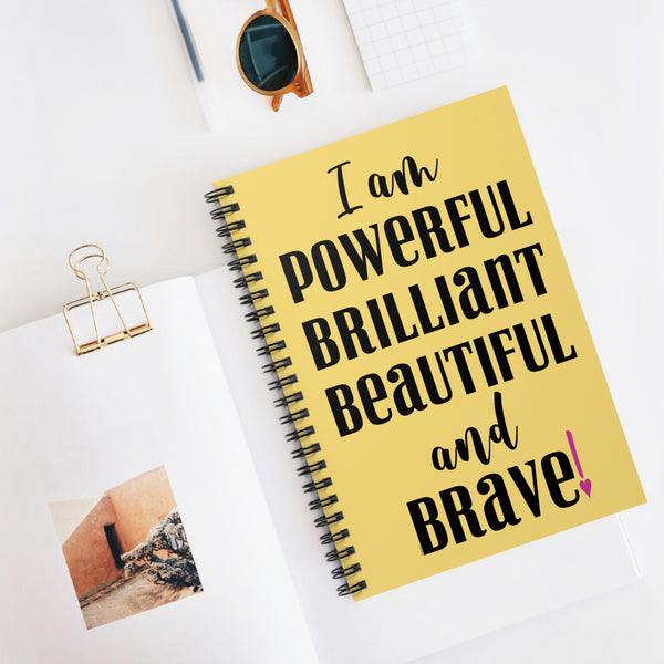 ♡ Positive Mind .: Classic Spiral Notebook :: 118 Ruled Line