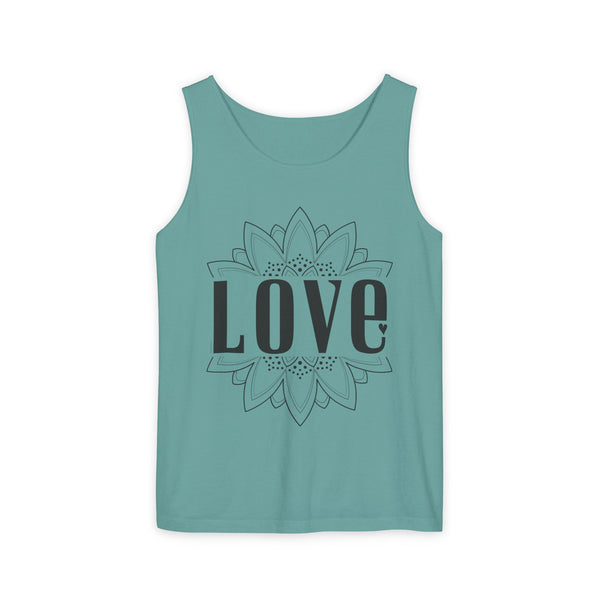 LOVE .: Garment-Dyed Tank Top