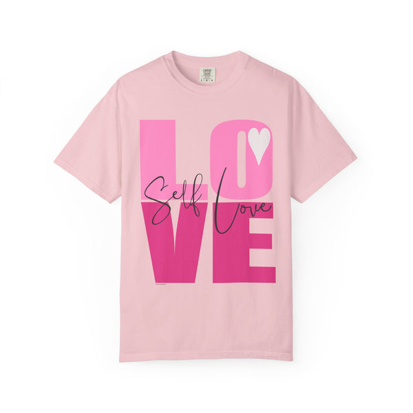 ♡ Self-LOVE .: Garment Dyed 100% Cotton T-Shirts (Relaxed fit)