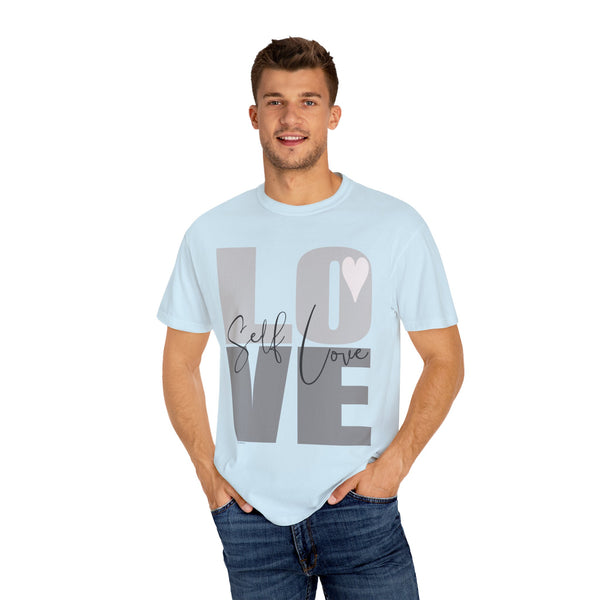 ♡ Self-LOVE .: Garment Dyed 100% Cotton T-Shirts (Relaxed fit)