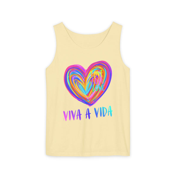 VIVA A VIDA .: Garment-Dyed Tank Top