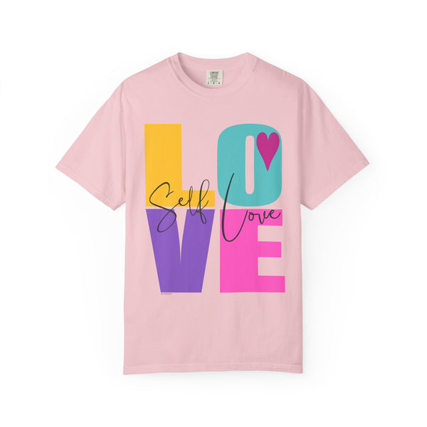♡ Self-LOVE .: Garment Dyed 100% Cotton T-Shirts (Relaxed fit)