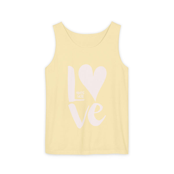 More Self LOVE .: Garment-Dyed Tank Top