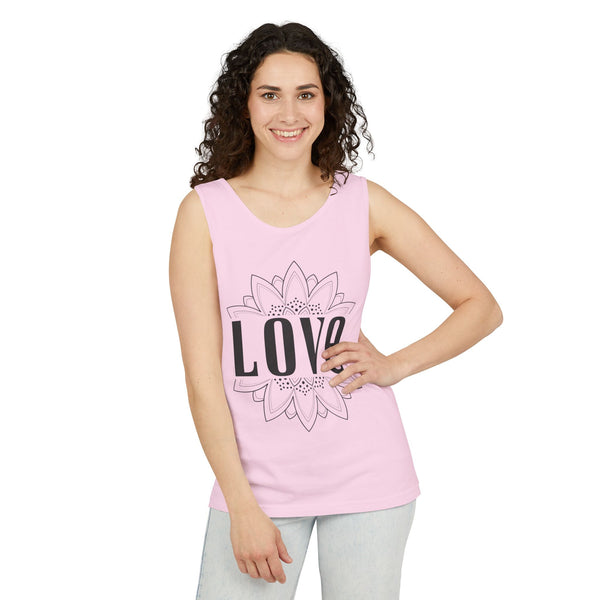 LOVE .: Garment-Dyed Tank Top