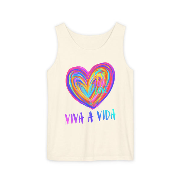 VIVA A VIDA .: Garment-Dyed Tank Top