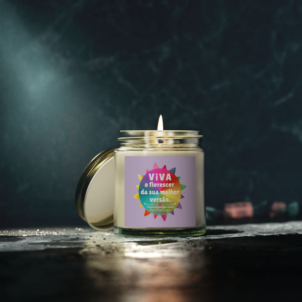 ♡ Viva o florescer da sua melhor versão .: Scented Candle (4oz) Eco Friendly