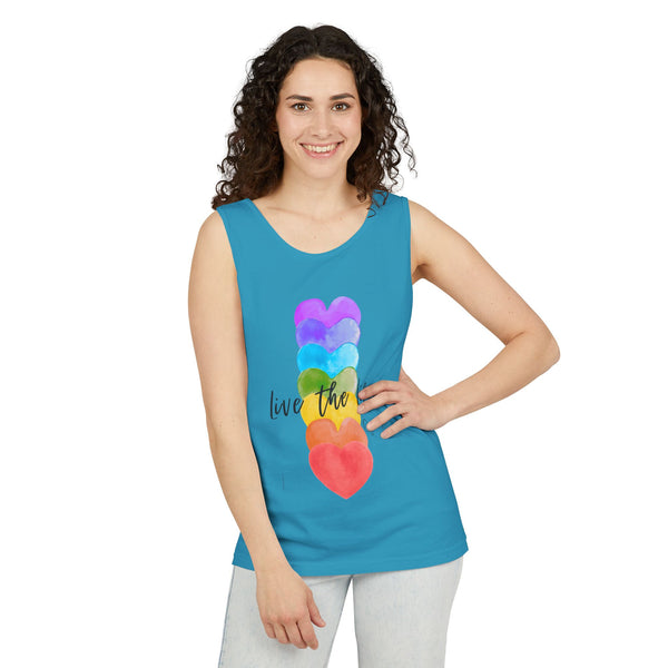 Live the Life .: Garment-Dyed Tank Top