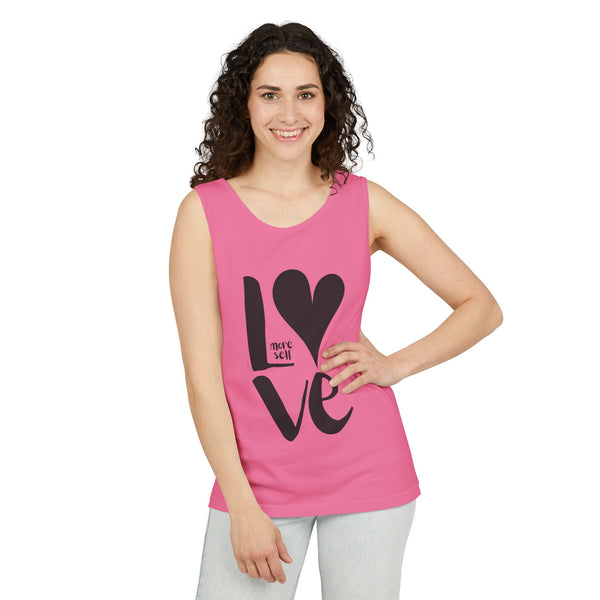 More Self LOVE .: Garment-Dyed Tank Top