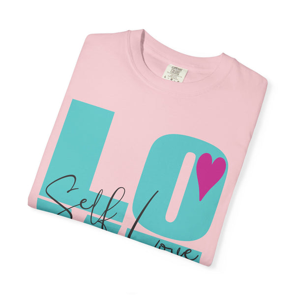 ♡ Self-LOVE .: Garment Dyed 100% Cotton T-Shirts (Relaxed fit)