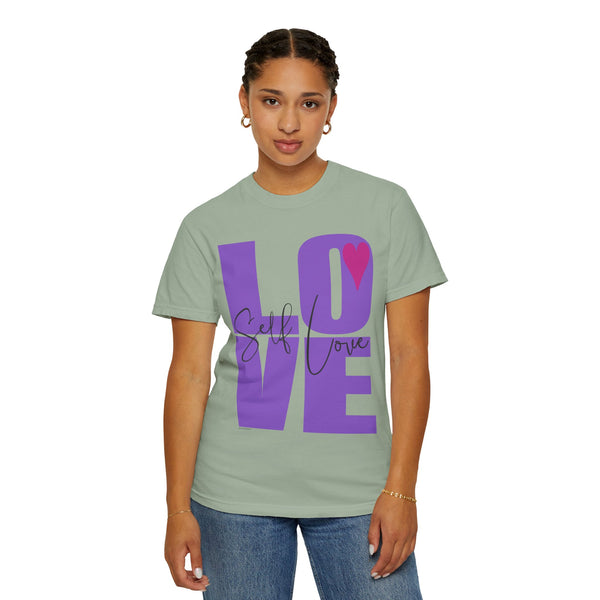 ♡ Self-LOVE .: Garment Dyed 100% Cotton T-Shirts (Relaxed fit)