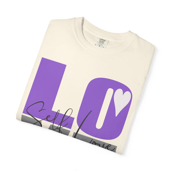 ♡ Self-LOVE .: Garment Dyed 100% Cotton T-Shirts (Relaxed fit)