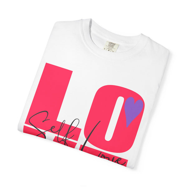 ♡ Self-LOVE .: Garment Dyed 100% Cotton T-Shirts (Relaxed fit)