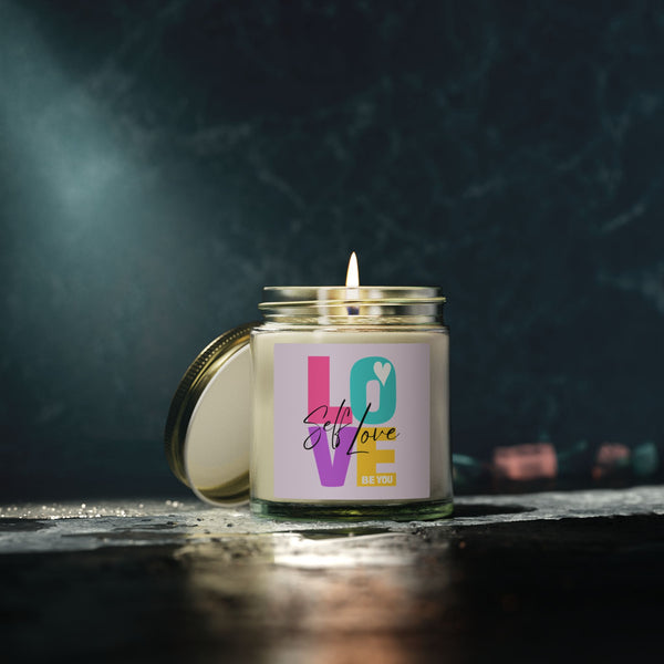 ♡ SELF LOVE .: Scented Candle (4oz) Eco Friendly