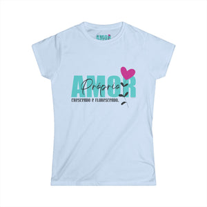 ♡ Amor Próprio .: Crescendo e Florescendo .: Softstyle Tee (Semi-fitted)