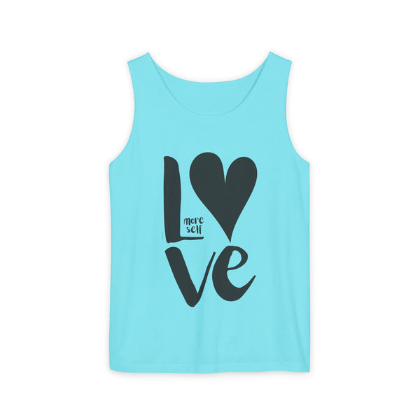More Self LOVE .: Garment-Dyed Tank Top