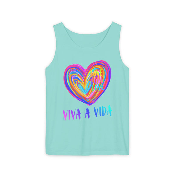 VIVA A VIDA .: Garment-Dyed Tank Top