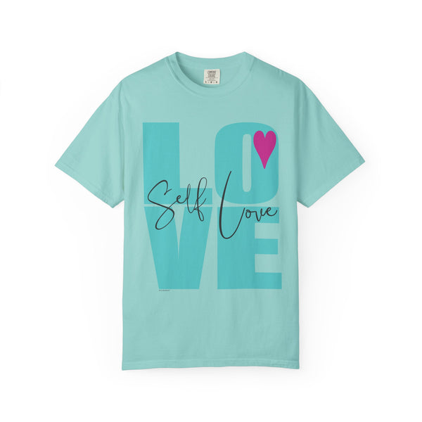 ♡ Self-LOVE .: Garment Dyed 100% Cotton T-Shirts (Relaxed fit)