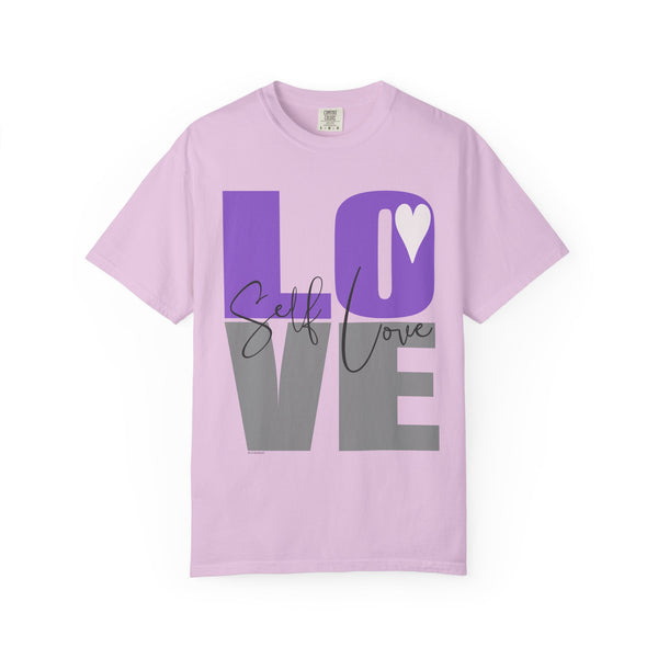 ♡ Self-LOVE .: Garment Dyed 100% Cotton T-Shirts (Relaxed fit)