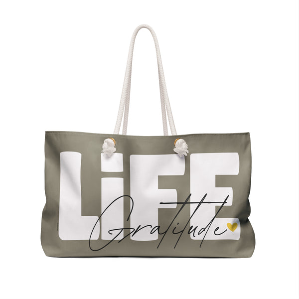 ♡ LIFE .: Gratitude :: Weekender Tote