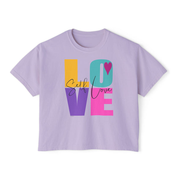 Self LOVE .: Women's Boxy Tee (Boxy fit)